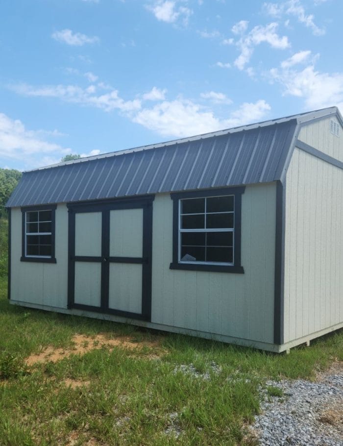12x20 Side Lofted Barn Shed (40082)