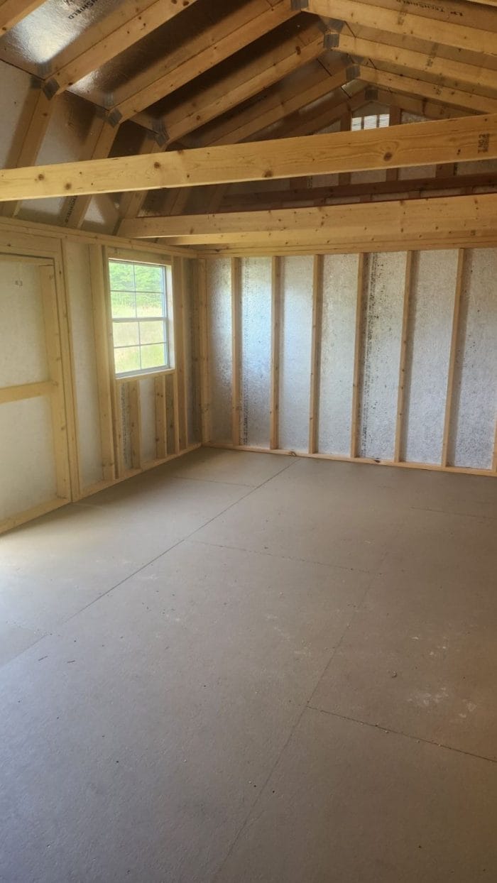 12x20 Side Lofted Barn Shed (40082) - Image 2