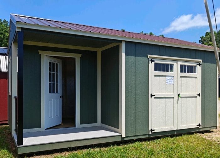 12x20 Side Porch Cabin (42380)