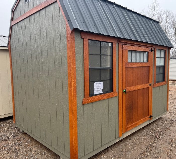 8x12 Side Lofted Barn Shed (51724)