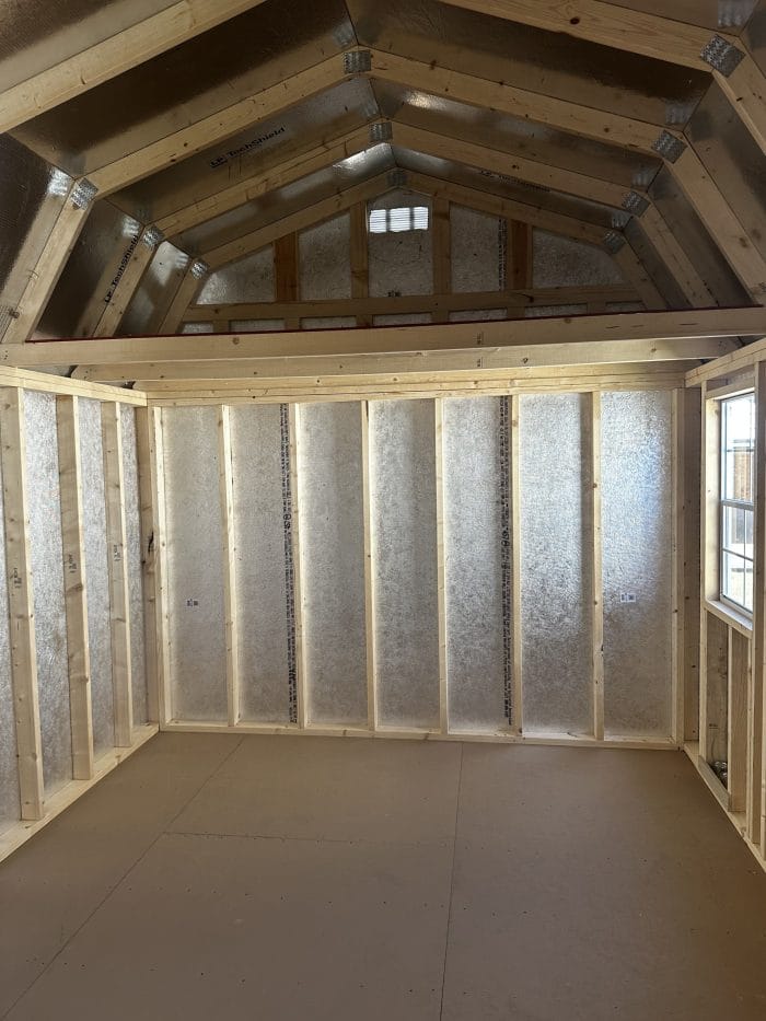 10x16 Side Lofted Barn Shed (55580) - Image 2