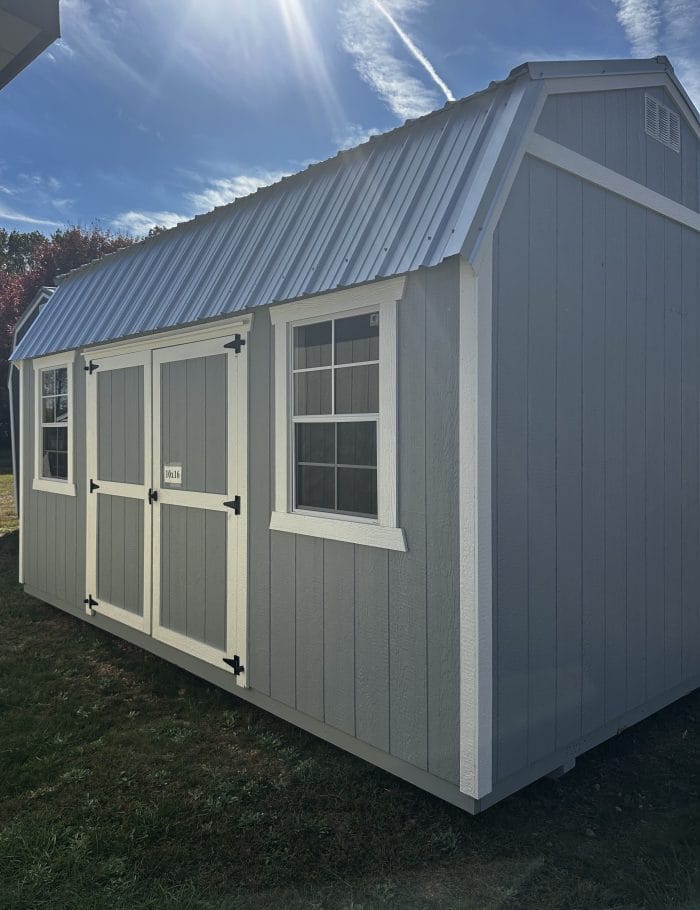 10x16 Side Lofted Barn Shed (55580)