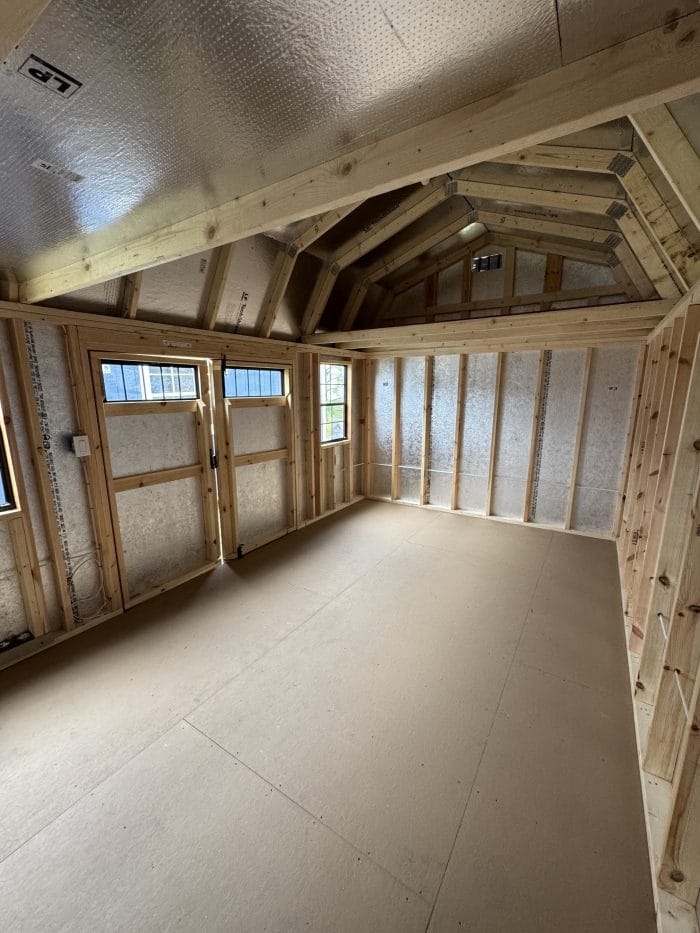 10x16 Side Lofted Barn Shed (55758) - Image 2