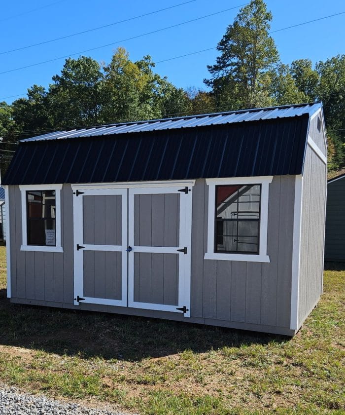 10x16 Side Lofted Barn Shed (55827)