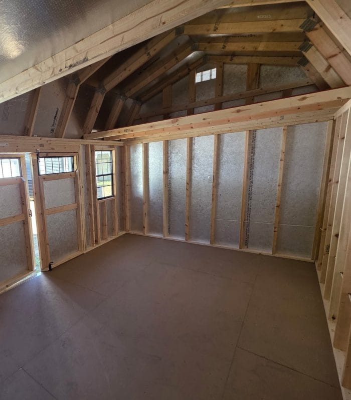 10x16 Side Lofted Barn Shed (56668) - Image 2