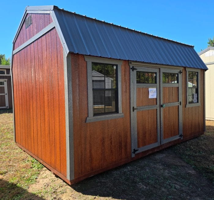 10x16 Side Lofted Barn Shed (56671)