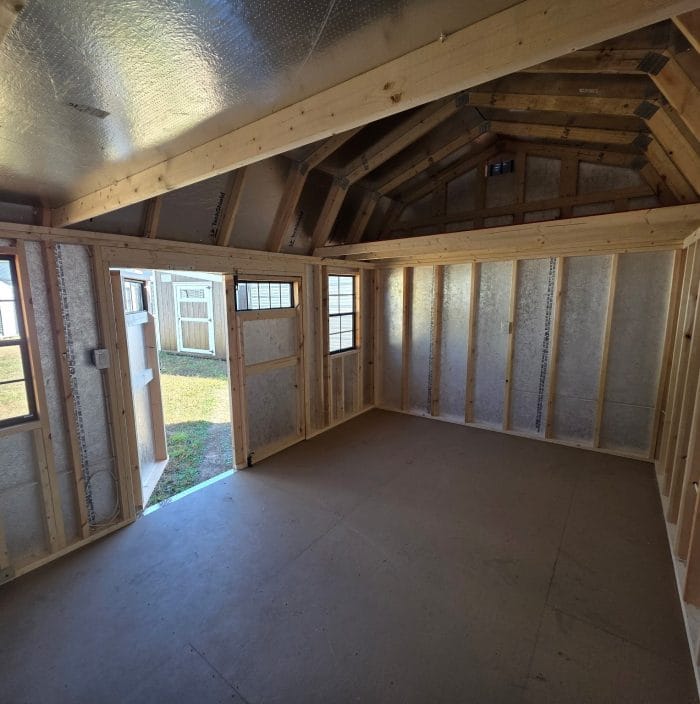 10x16 Side Lofted Barn Shed (56671) - Image 2