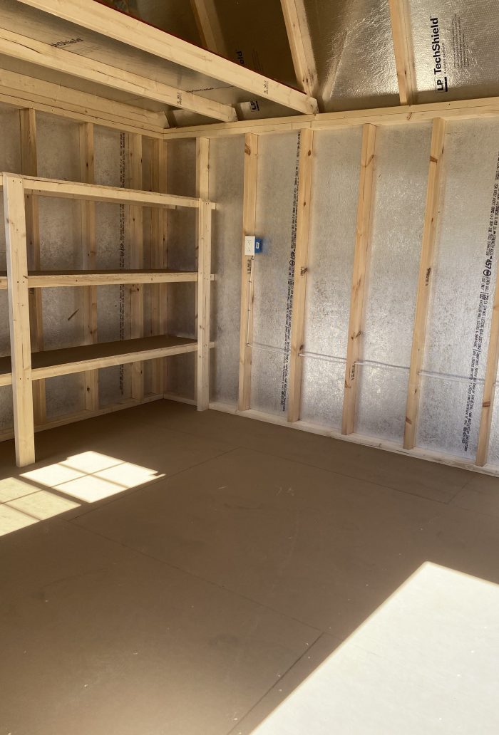 10x16 Side Lofted Barn Shed (56872) - Image 2