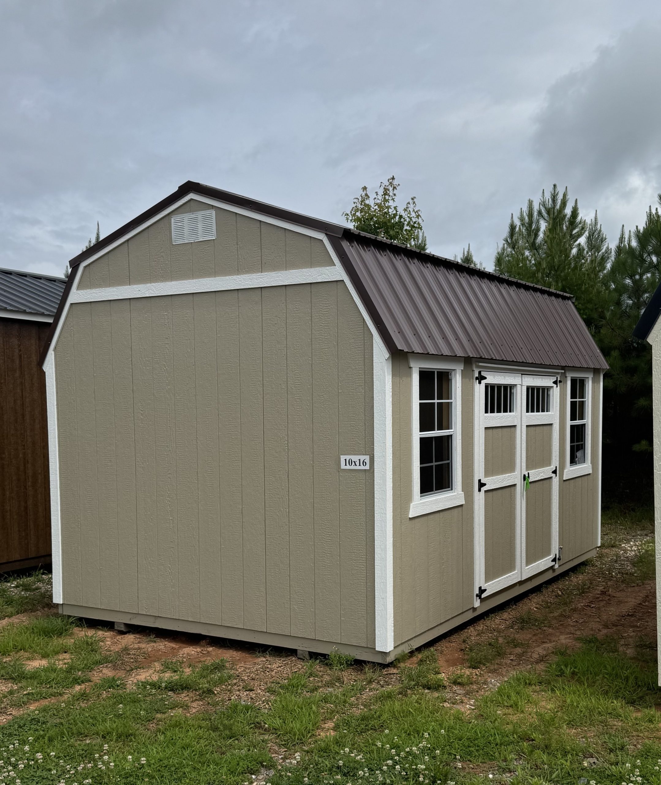 10×16 Side Lofted Barn Shed (60236)