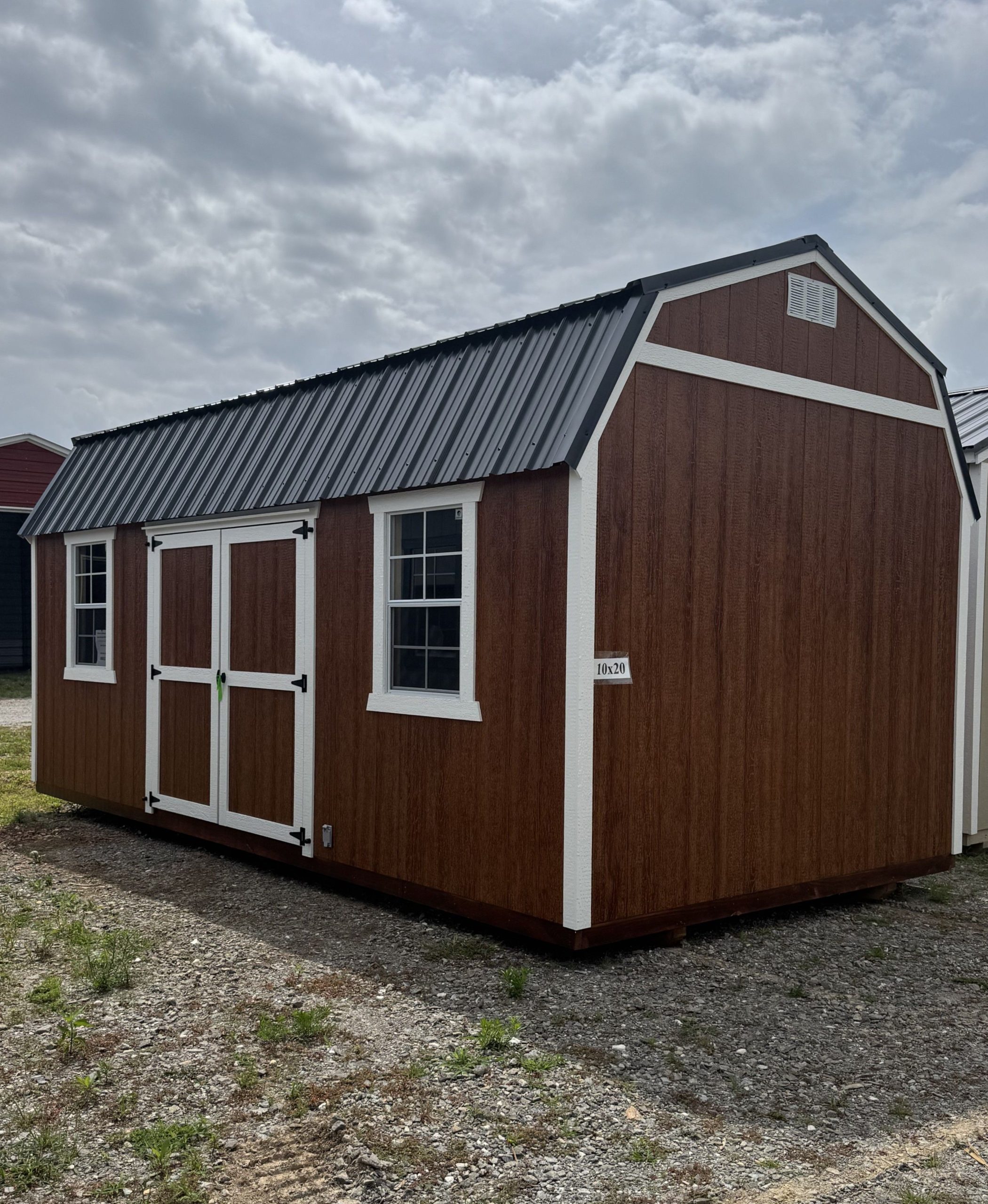 10×20 Side Lofted Barn Shed (60332)