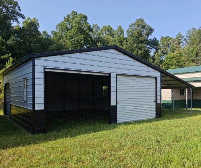 36x25x9x6 Garage with Lean to - Image 2