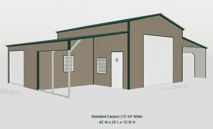 42x25x12x8 Horse Barn - Image 5