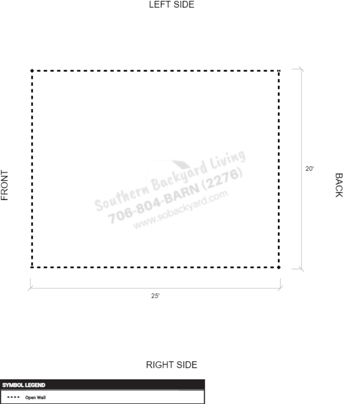 20x25x7 Carport - Image 3