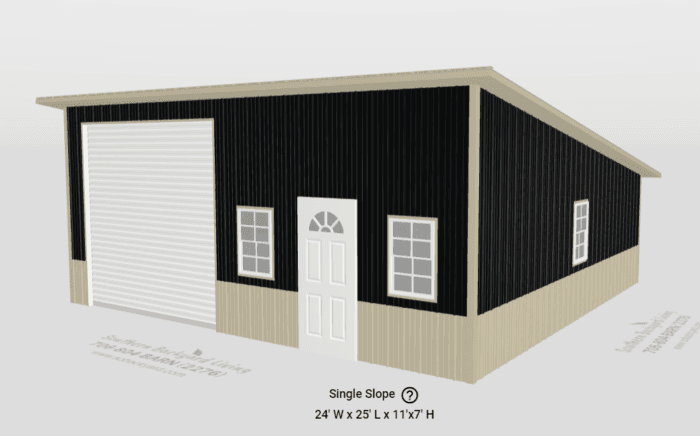 24x25x11x7 Single Slope - Image 4