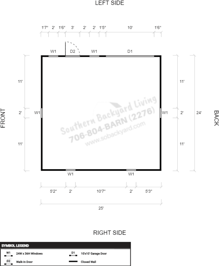 24x25x11x7 Single Slope - Image 3